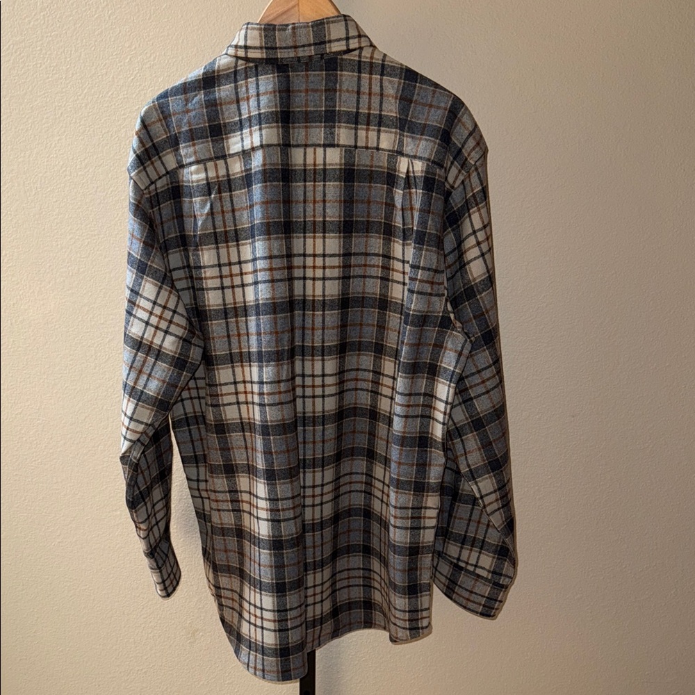 Vtg Pendleton 100% Worsted Wool Button Up Shirt G… - image 6